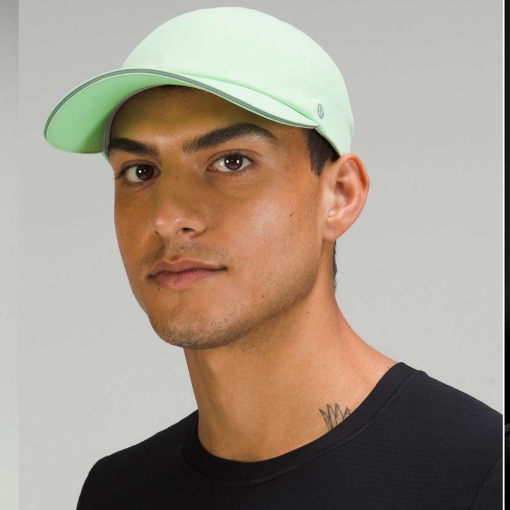 Lululemon Neon Green Running Hat